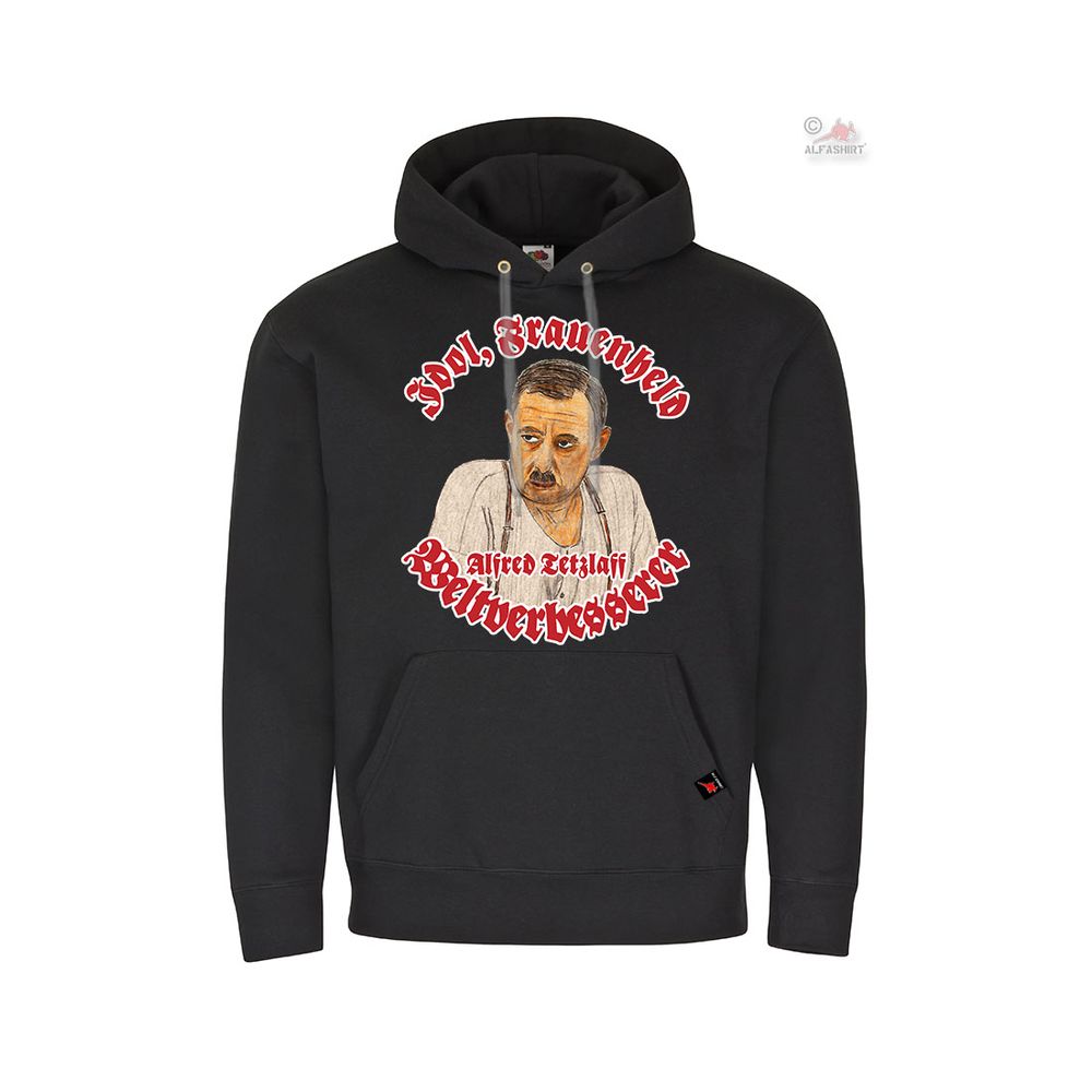 Hoodie IDOL Frauenheld Weltverbesserer TV Comic Kult Serie 80er 70er #12578