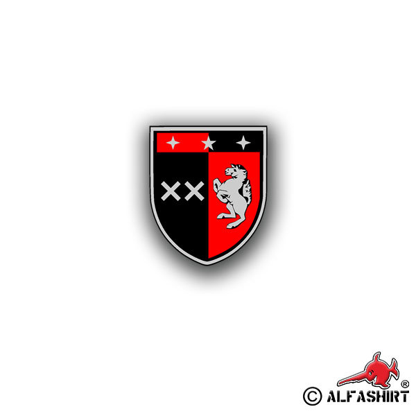 Sticker Tank Battalion 204 PzBtl Tank Battalion Hemer 6x7cm A805