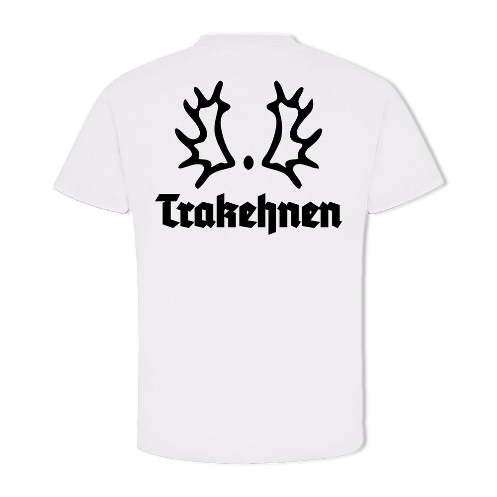 Trakehnen Ostpreußen Trakener Wappen Abzeichen Elchschaufel - T Shirt #14067