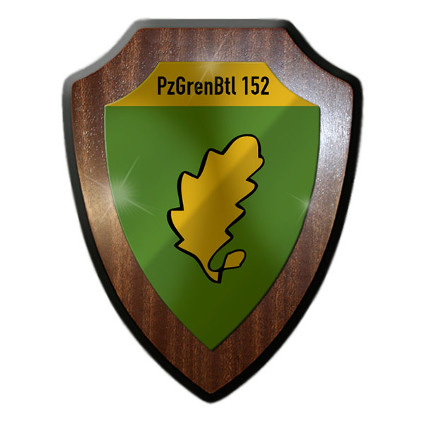 Heraldic shield PzGrenBtl 152 Panzergrenadierbataillon Panzergrenadier # 27873