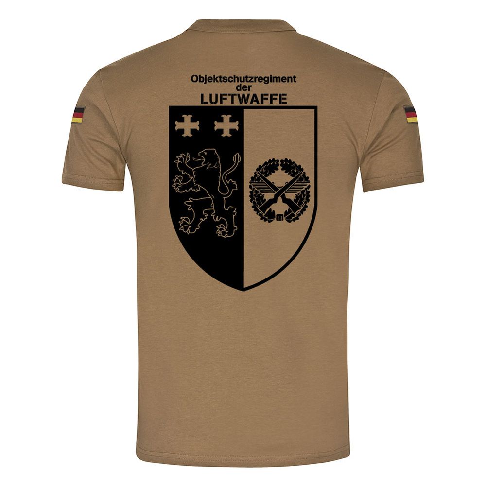 BW Tropen 10 ObjSRgtLw Objektschutzregiment der Luftwaffe Friesland Bundeswehr Einheit Wappen Tropenshirt