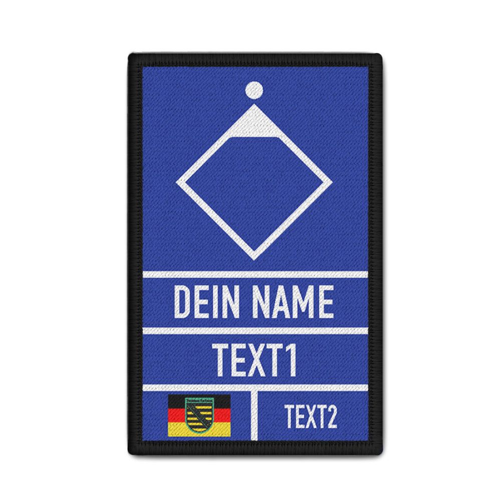 Patch Feuerwehr taktisches Zeichen Truppführer Flagge GER Wappen #46354