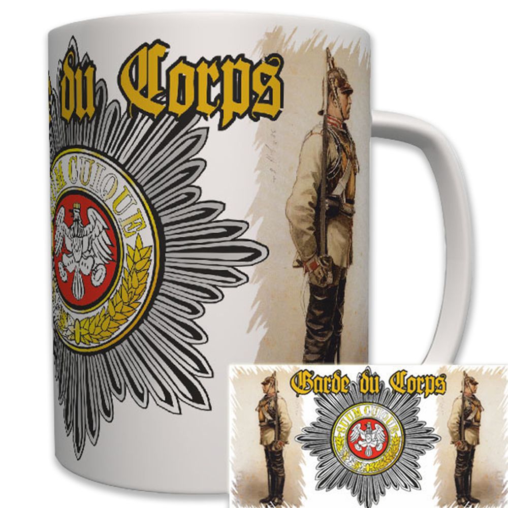 Königlich Preußische Gendarmerie Suum Cuique Gardestern Tasse  Kaffee #6102