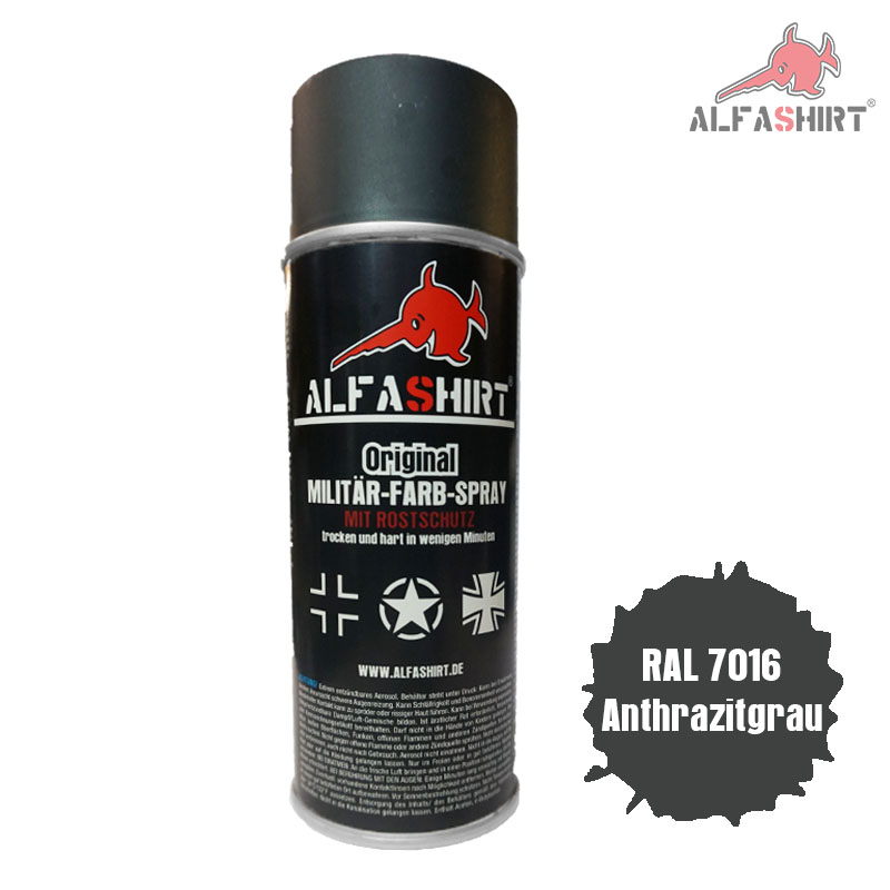 Farbspray Ral 7016 Anthrazit Grau Panzergrau Farbe Lack Oldtimer #12848