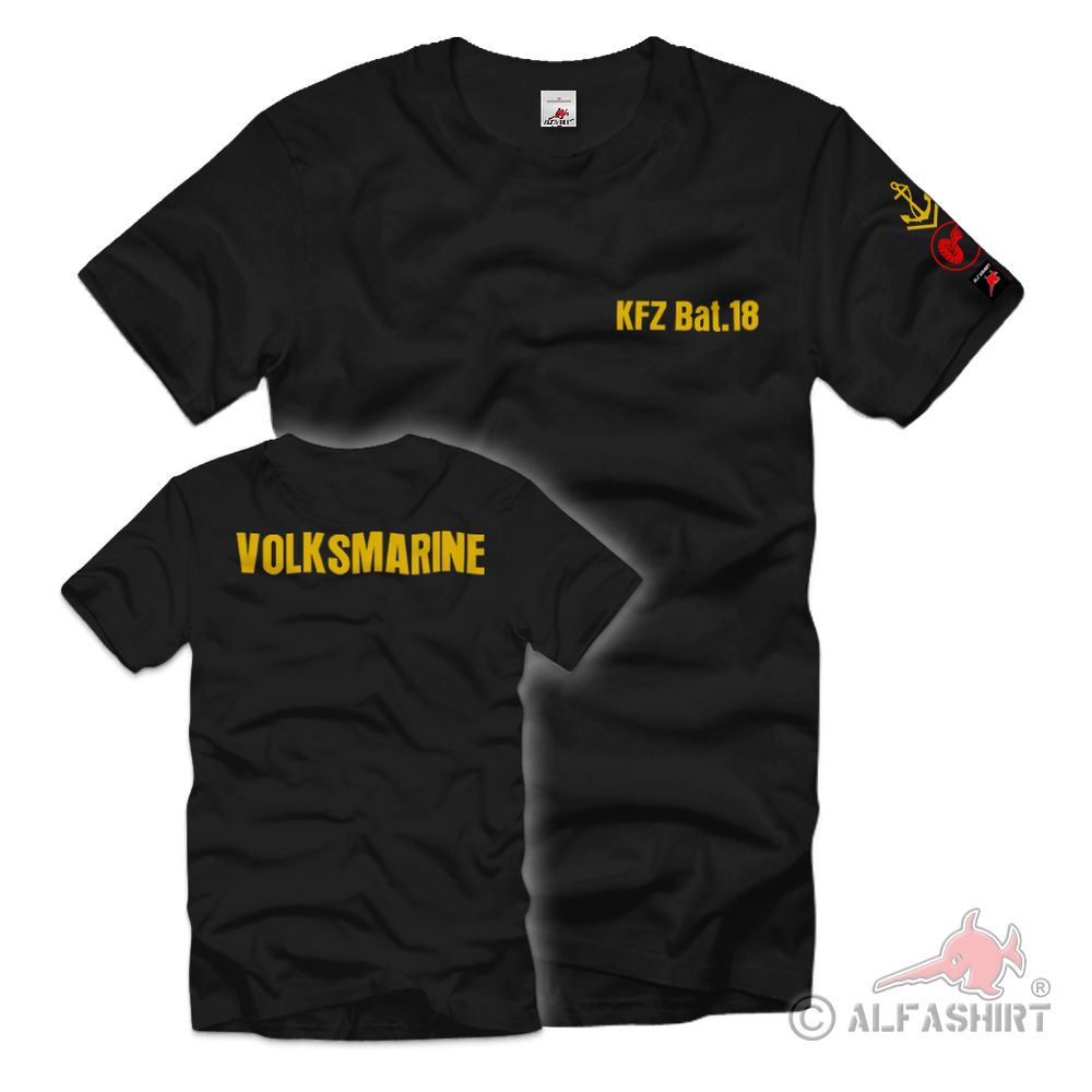 KFZ Bat 18 Kraftfahrer Dienstlaufbahnabzeichen Volksmarine NVA DDR T-Shirt#36910