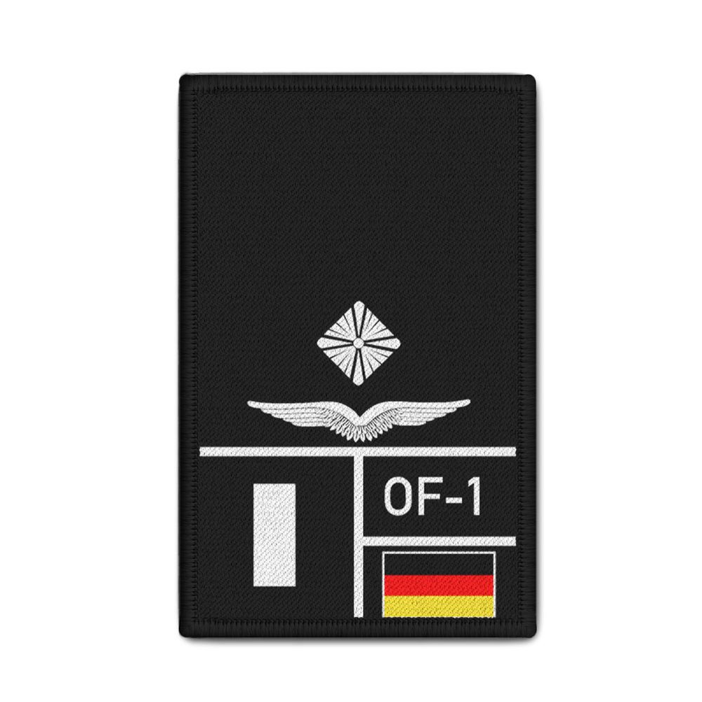 Rank Patch Bundeswehr Heer Luftwaffe Marine Schwarz #BW-Patch