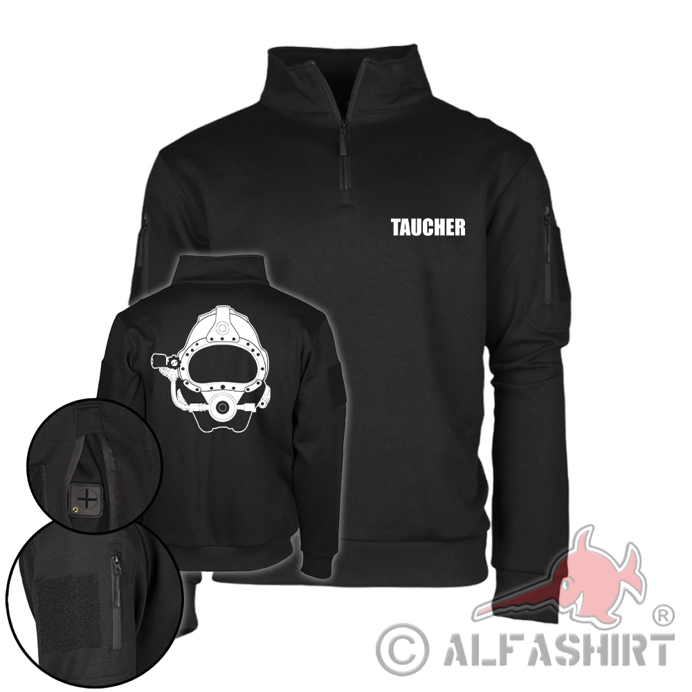 Tactical Sweatshirt Taucher EOD Frosch Mann See-Mine Bergungsunternehmen #38568
