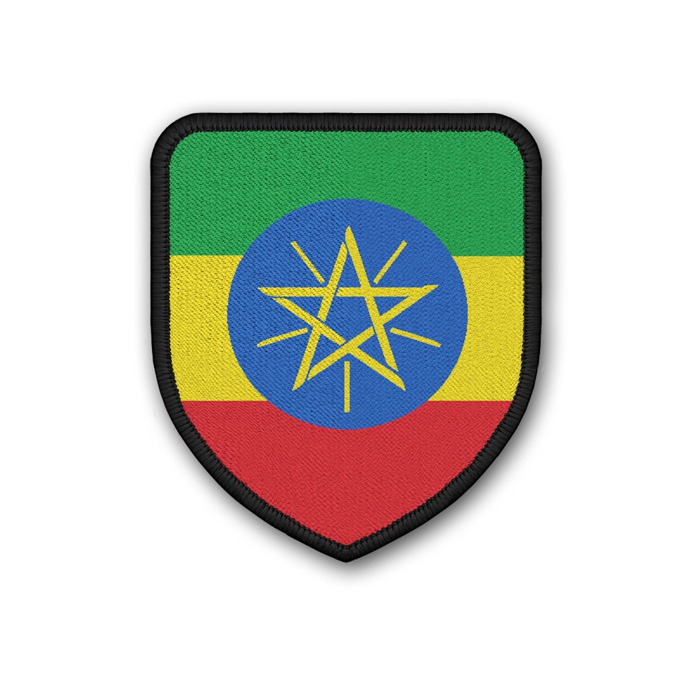 Patch Ethiopia Addis Ababa Mulatu Teshome National Seal Star Wappen #21907