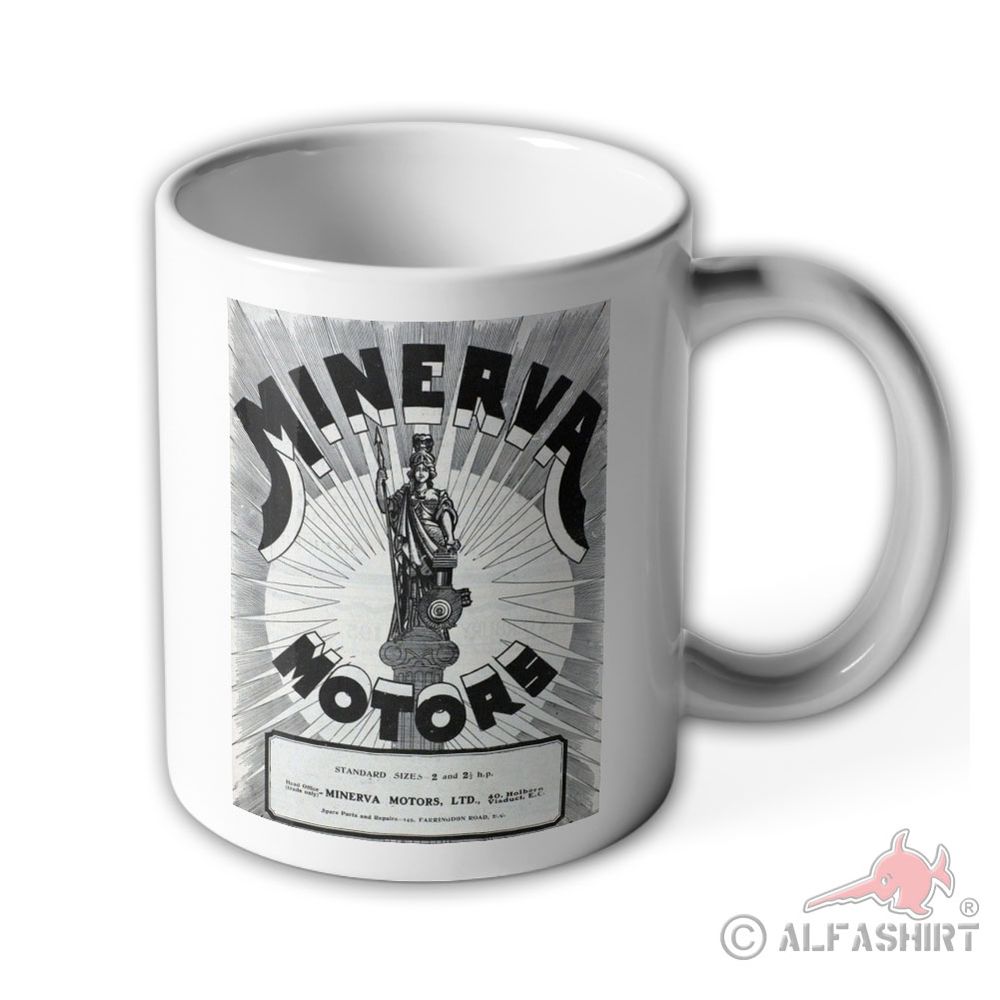Tasse Minerva Motors Reklame Plakat Werbung Oldtimer #36425