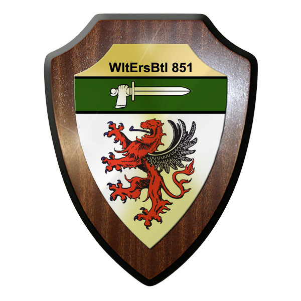 Wappenschild WltErsBtl 851 Wehrleitersatzbataillon Bundeswehr Deutschland #11996