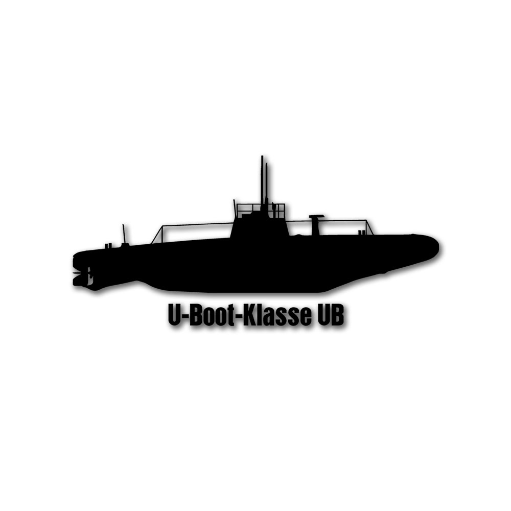 Wandtattoo U-Boot Klasse UB I II III Einhüllen-U-Boote küstennahen #A6199