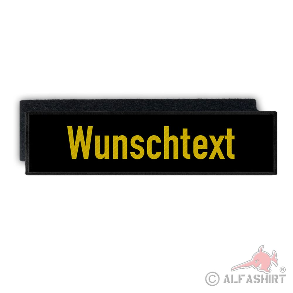 Rückenpatch personalisiert individuell Sonnen Gelb Uniform Rücken  #45752