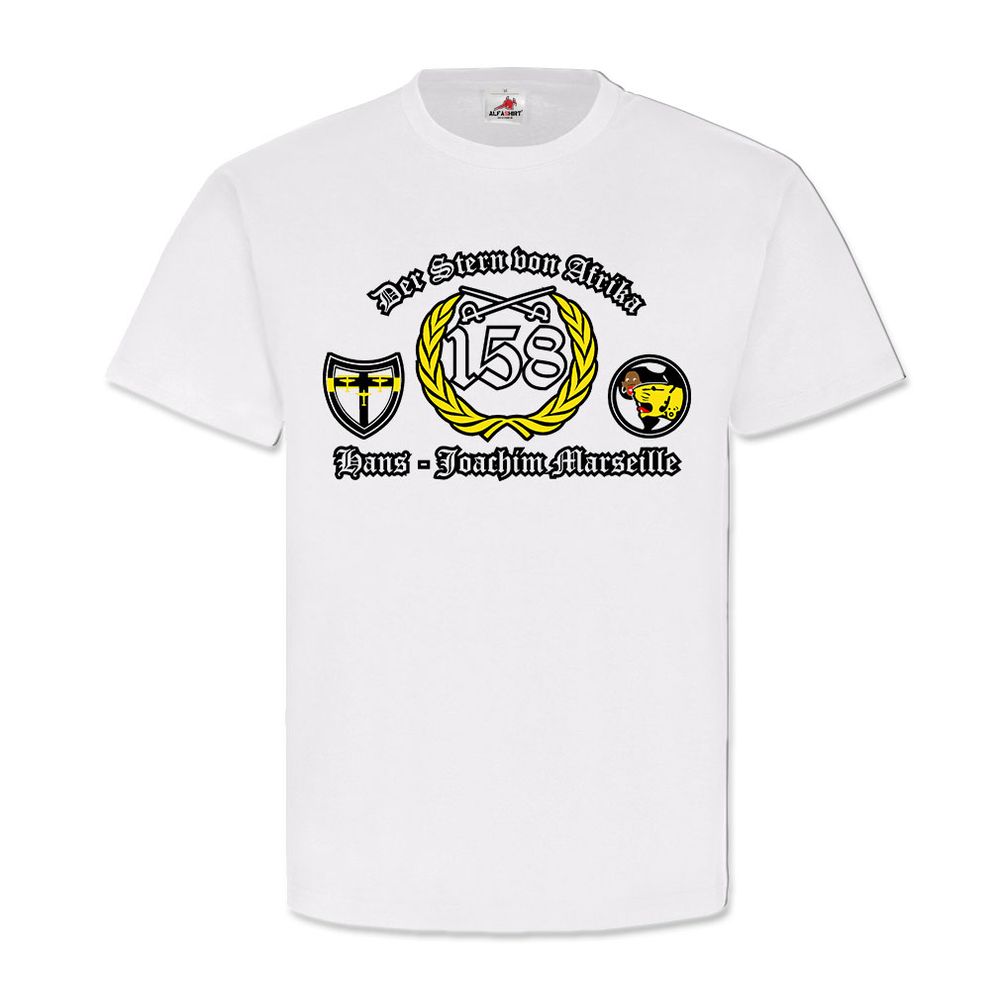 Der Stern von Afrika Hans-Joachim Marseille Jg 27 Jagdgeschwader T Shirt #12842