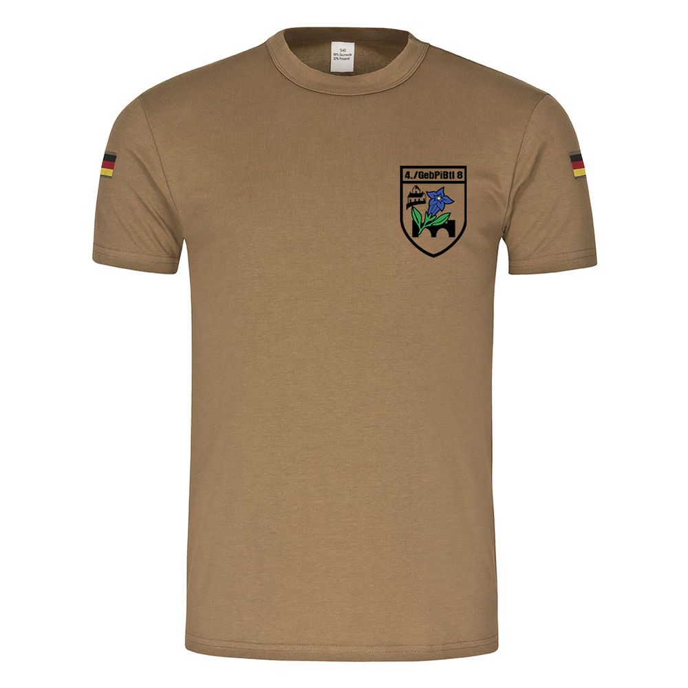 BW Tropen 4 GebPiBtl 8 Kompanie Gebirgsjäger Pionier Bataillon original Tropenshirt #25358