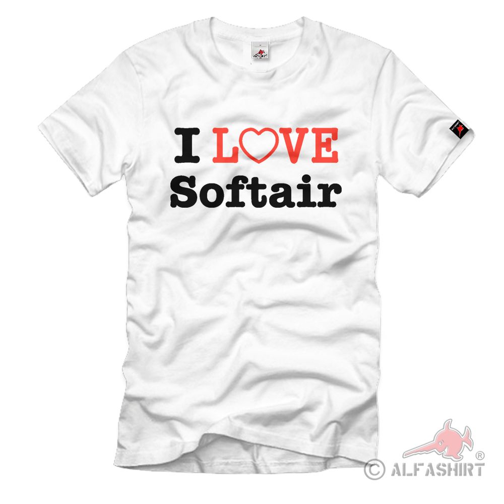 I Love Softair Geländespiel Softairwaffen Hobby Spaß Freizeit - T Shirt #784