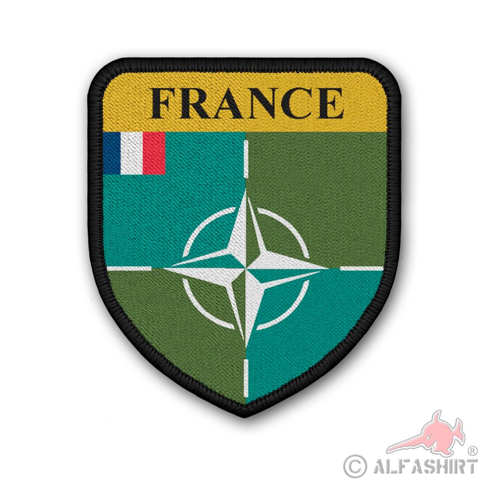 Patch Nato France France République française Forces armées Army #39951
