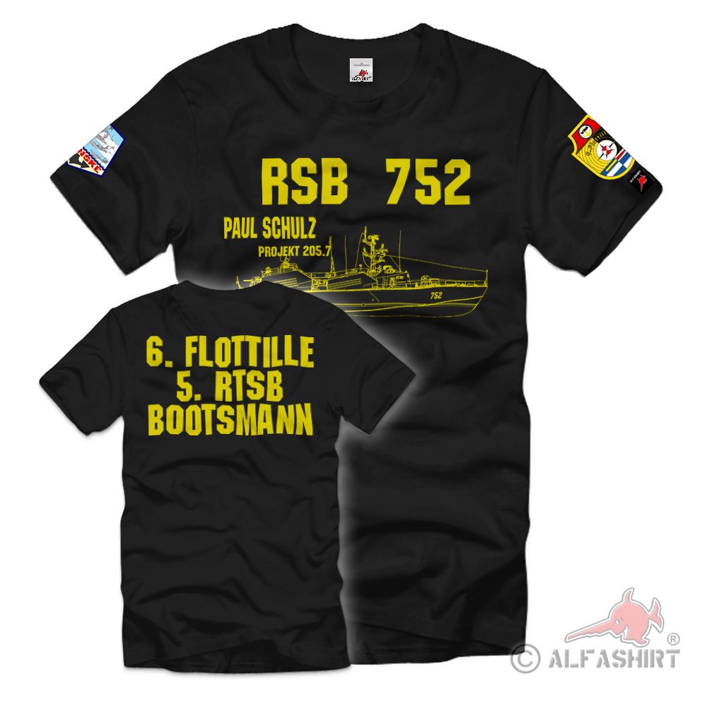 RSB 725 Paul Schulz Projekt 205 7 Besatzung Dranske Obermaat T Shirt#39726
