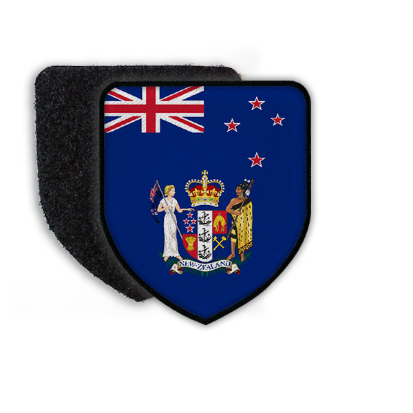 Patch Landespatch Neuseeland Wellington Königin Elisabeth 2th Englisch #21951