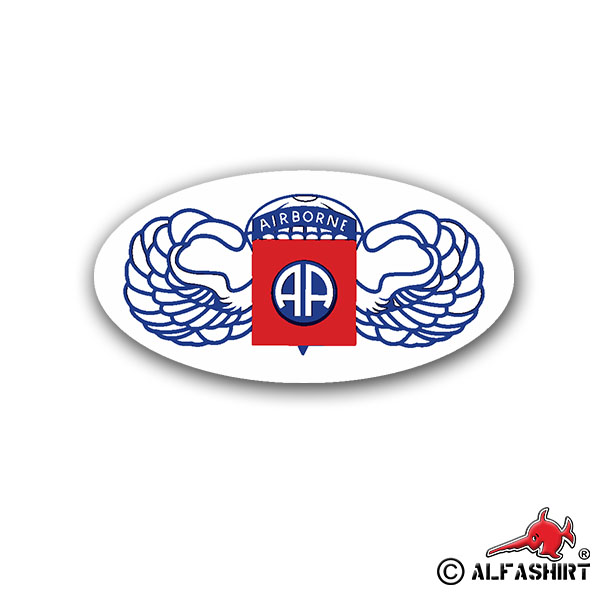 Sticker 82nd Airborne Division US Airborne Division 7x3.5cm A1282