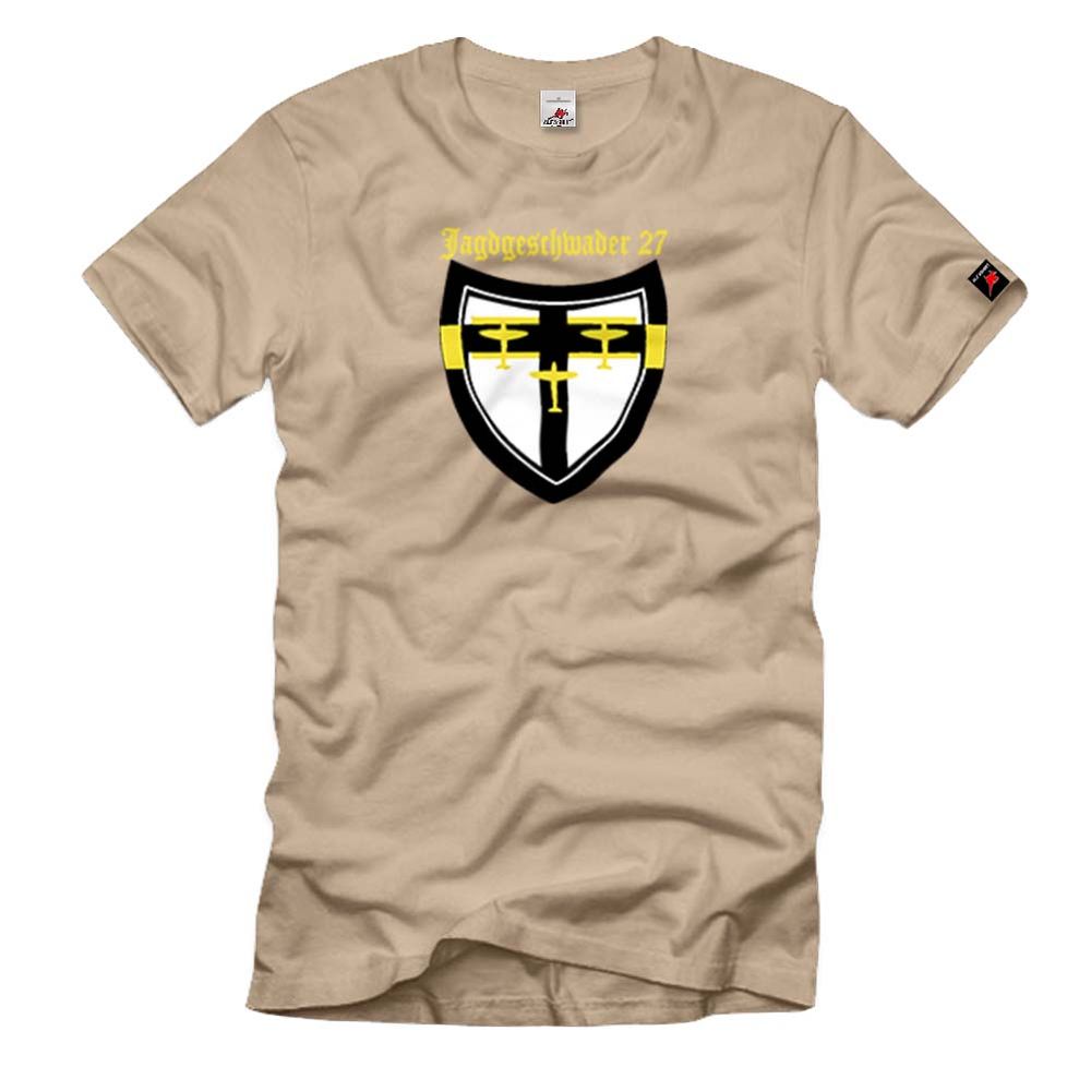 Jagdgeschwader 27 JG 27 Unit Wh Marseille Air Force Coat of Arms T Shirt # 1569