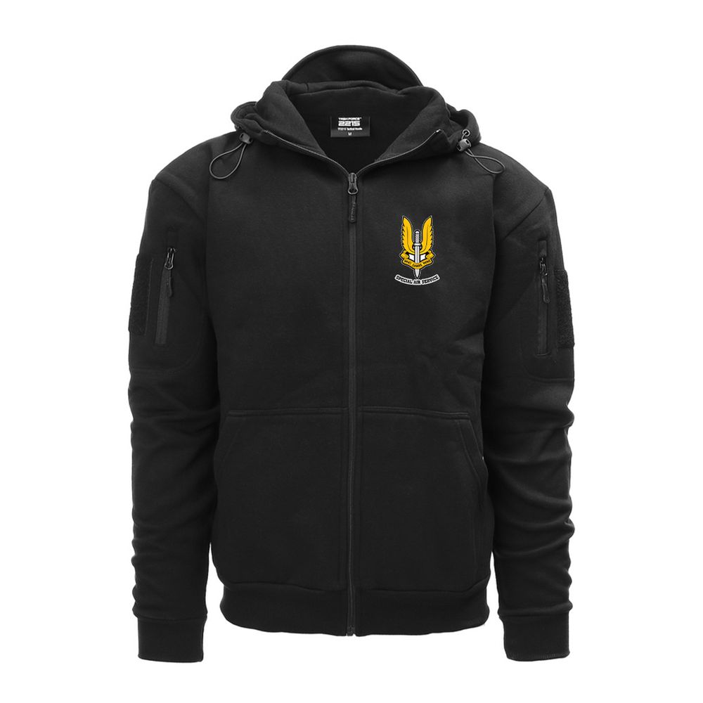 Tactical Hoodie Zipper Kapuzen-Pullover SAS Special Air Service Militär #38740