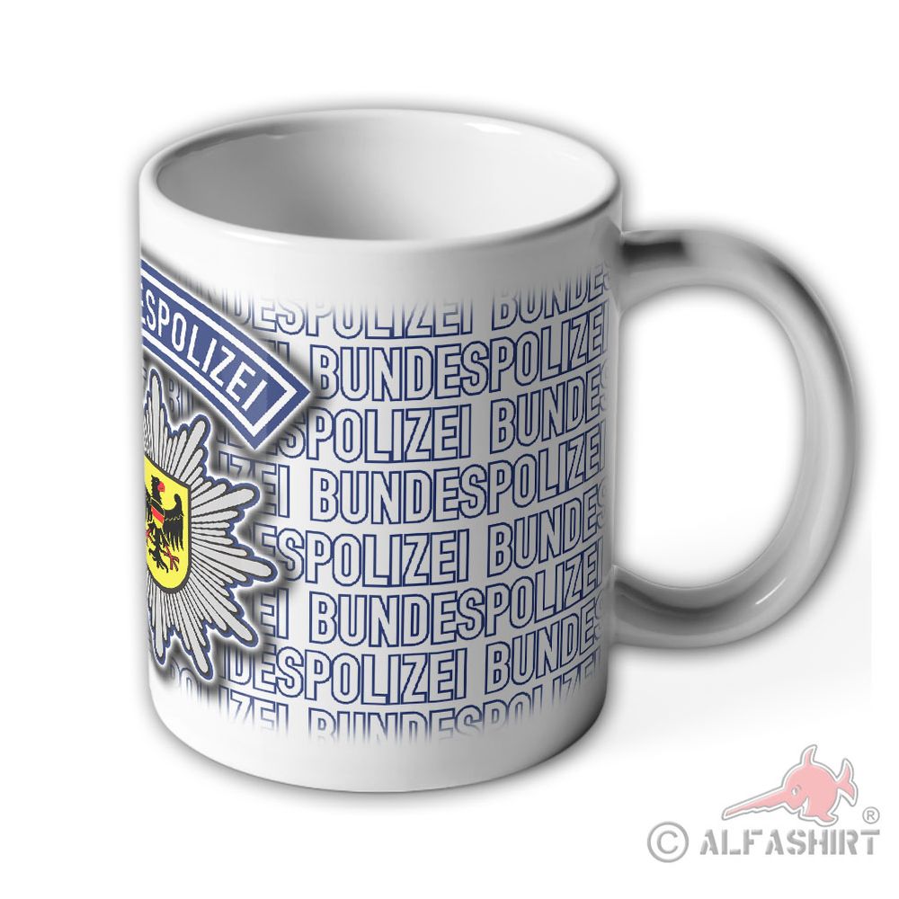 Federal Police BPOL Service Mug Territory Inspection Official Star Mug # 27693