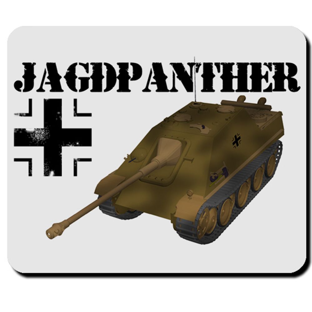 Jagdpanther WK Panzer Heer Balkenkreuz Geschütz Waffe Militär Mauspad #16436