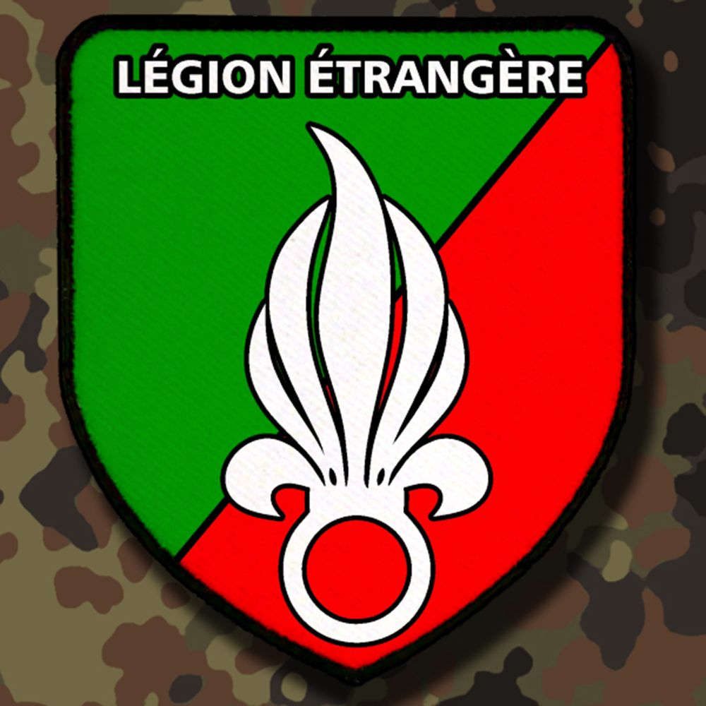 Patch / Aufnäher - Légion étangère Französische Fremdenlegion Wappen #4863