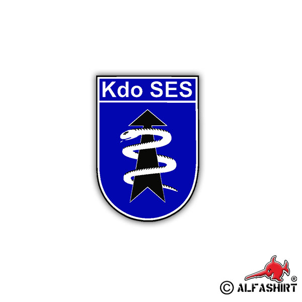 Aufkleber/Sticker Kdo KSK Kommando Spezialkräfte Einheit BW Wappen 7x5cm #A995