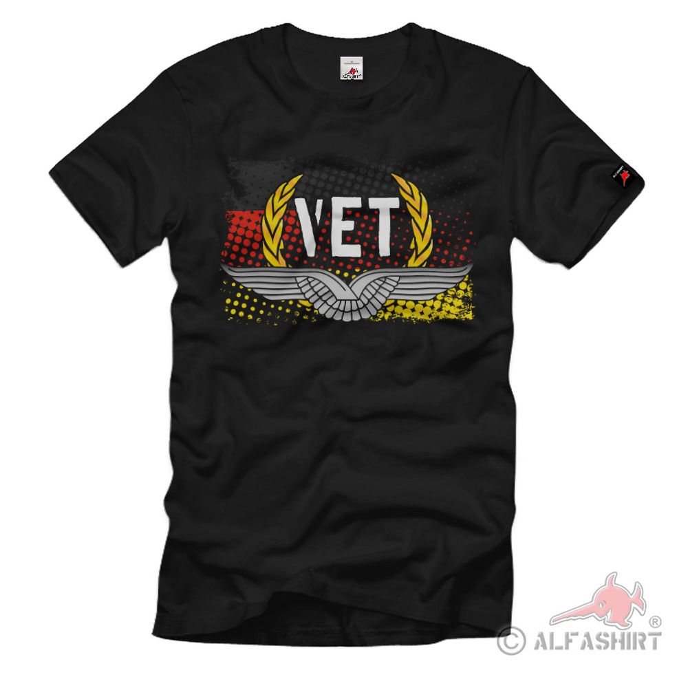 Luftwaffe VET VETERAN Bundeswehr foreign mission ISAF Afghanistan T-Shirt # 39331