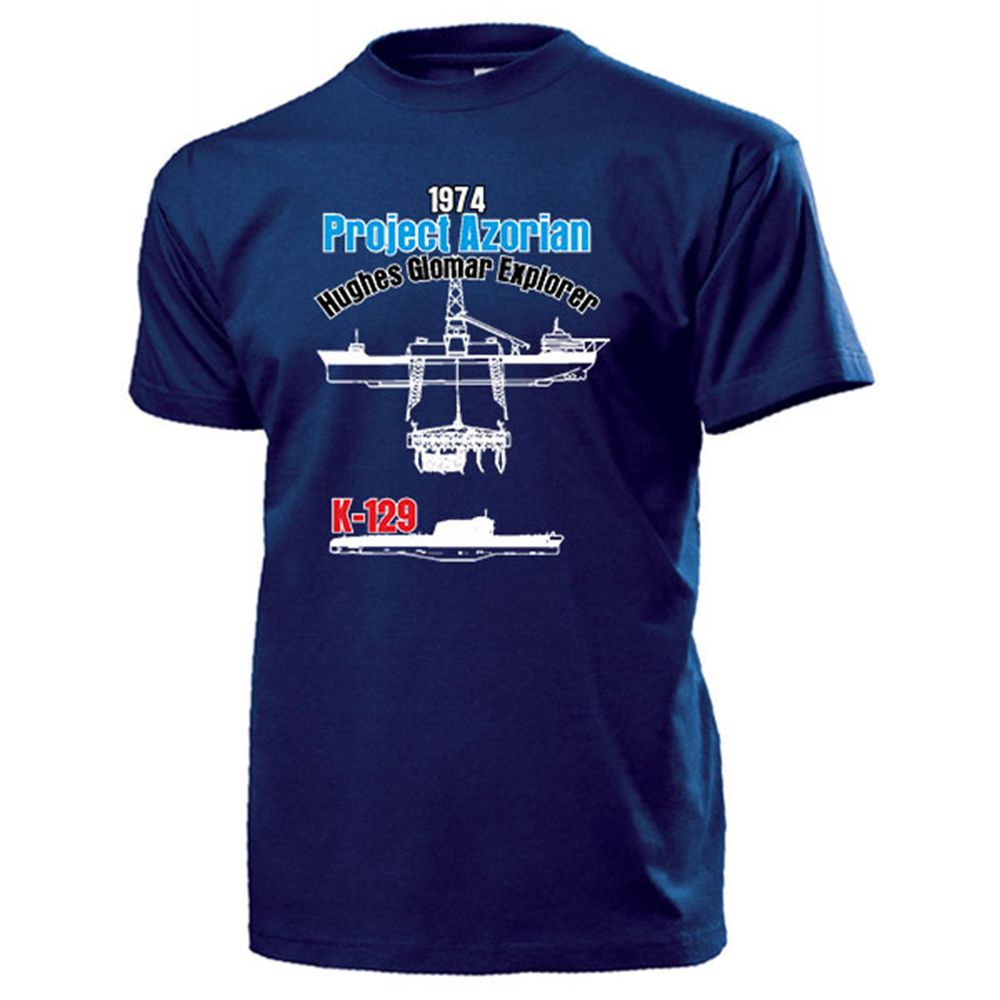 Project Azorian 1974 Hughes Glomar K-129 sowjetisches U-Boot - T Shirt #13996