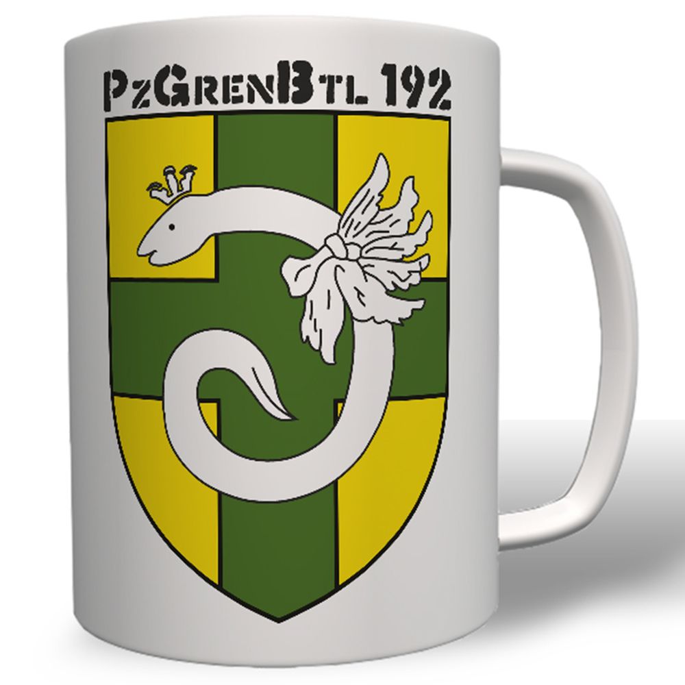 PzGrenBtl 192 Panzergrenadierbataillon Wappen Abzeichen Emblem Tasse #5460