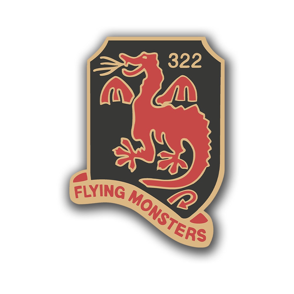 Aufkleber 15x11cm JaboG 32 2. Staffel Flying Monsters 322 Lechfeld #A6892