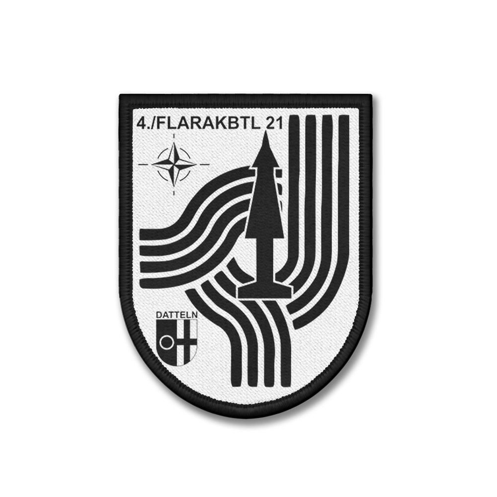 4 FlaRakBtl 21 Datteln Air Force Air Defense Missile Battalion German Armed Forces 9x7cm #47503