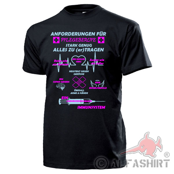 Pflegeberufe Anforderungen Helfer Arzt Altenpflege Kinder - T Shirt #17738