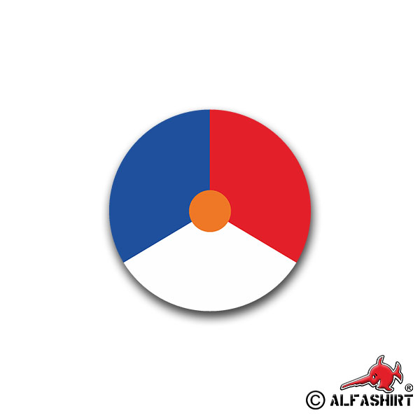 Sticker Holland Netherlands Armed Forces Air Force 7x7cm A1356