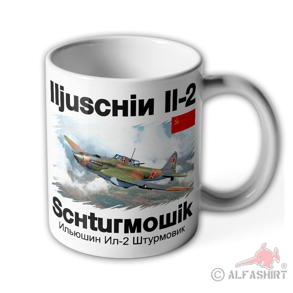 Tasse Iljuschin II-2 Schturmowik Flugzeug Fliegender Panzer Russland #40580