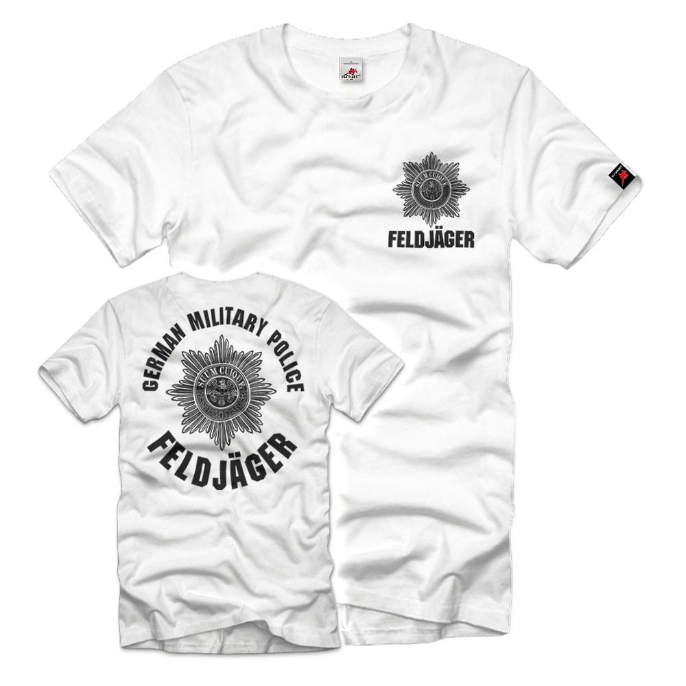 Feldjäger German Military Police Bundeswehr Gardestern Militär T-Shirt#31076