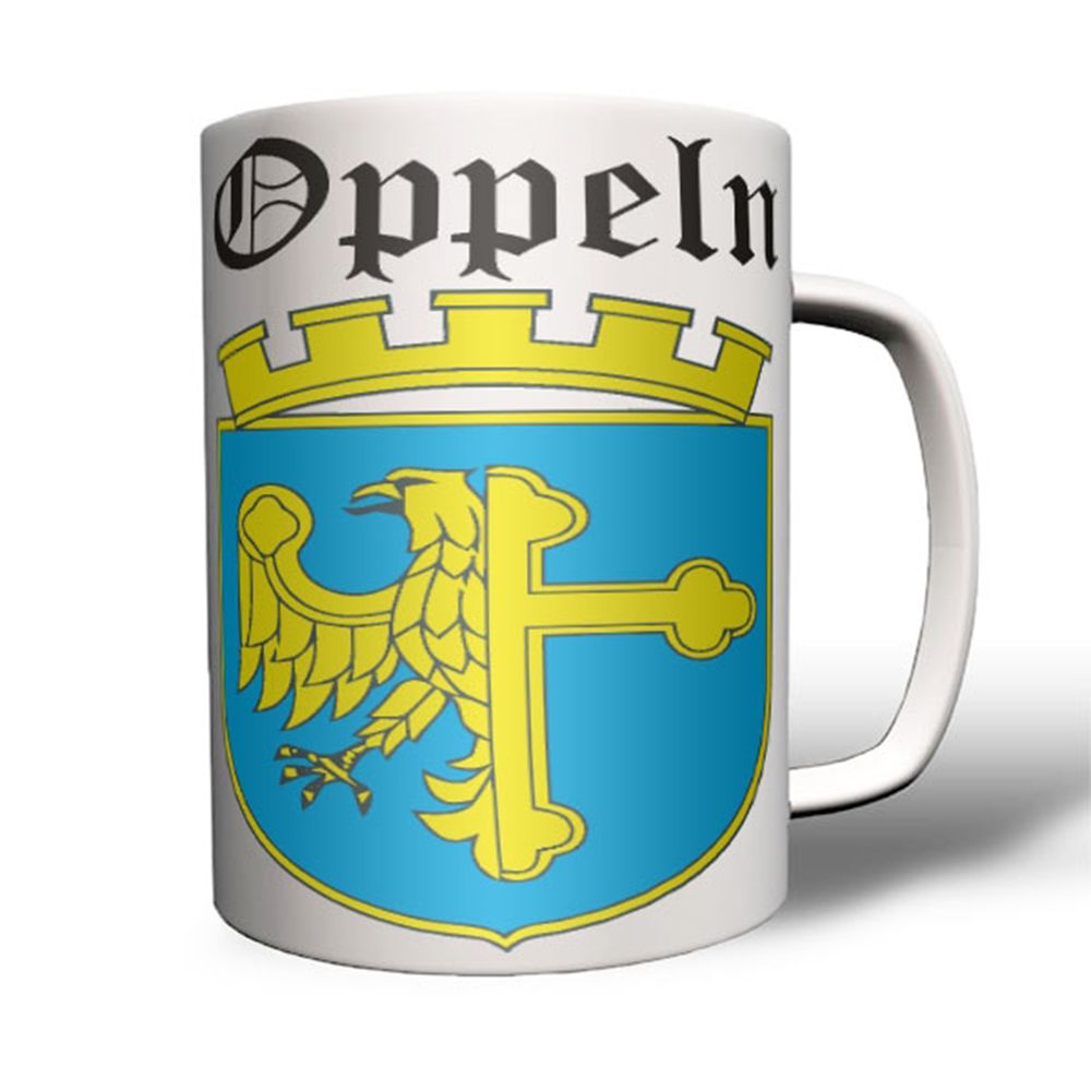 Oppeln Polen Schlesien Stadt Uopole Uppeln Opolí Oberschlesien Tasse #16425