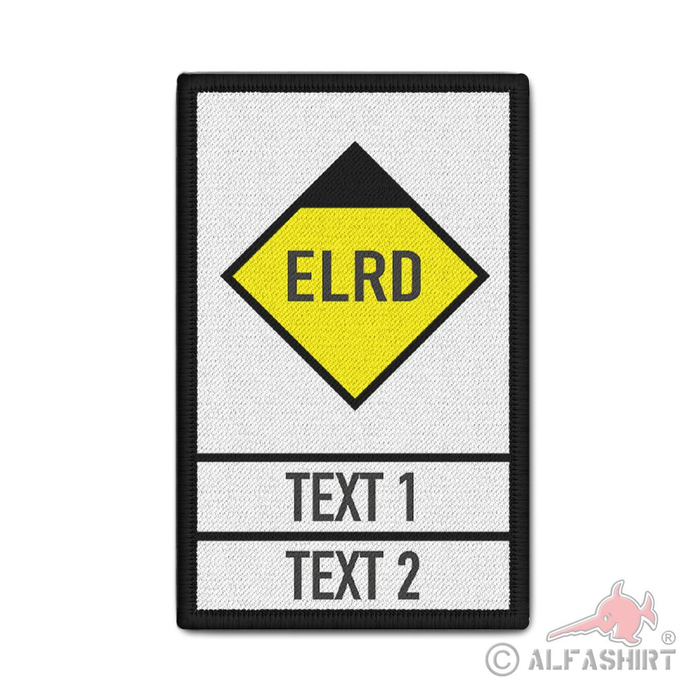Patch Einsatzleiter Rettungsdienst ELRD Rettungswache Dienst 9,8 x 6cm#37667