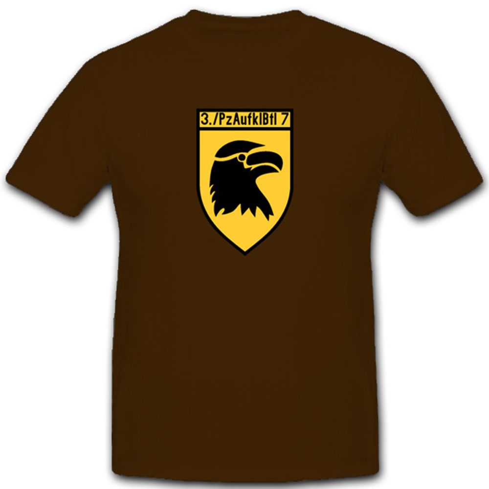 Panzeraufklärungsbataillon 7 Wappen Kompanie Pzaufklbtl - T Shirt #3930