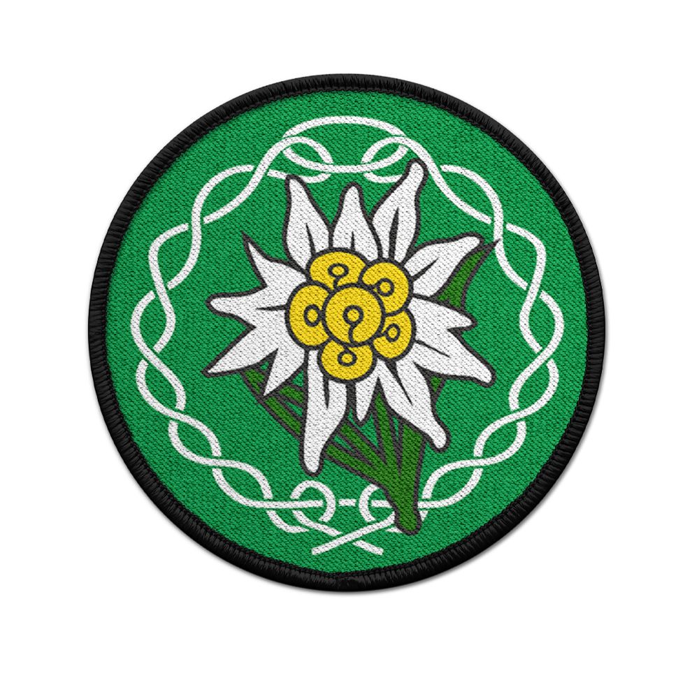 Patch - Edelweiss Mountain Infantry Flower Patch Alpine BW #23766