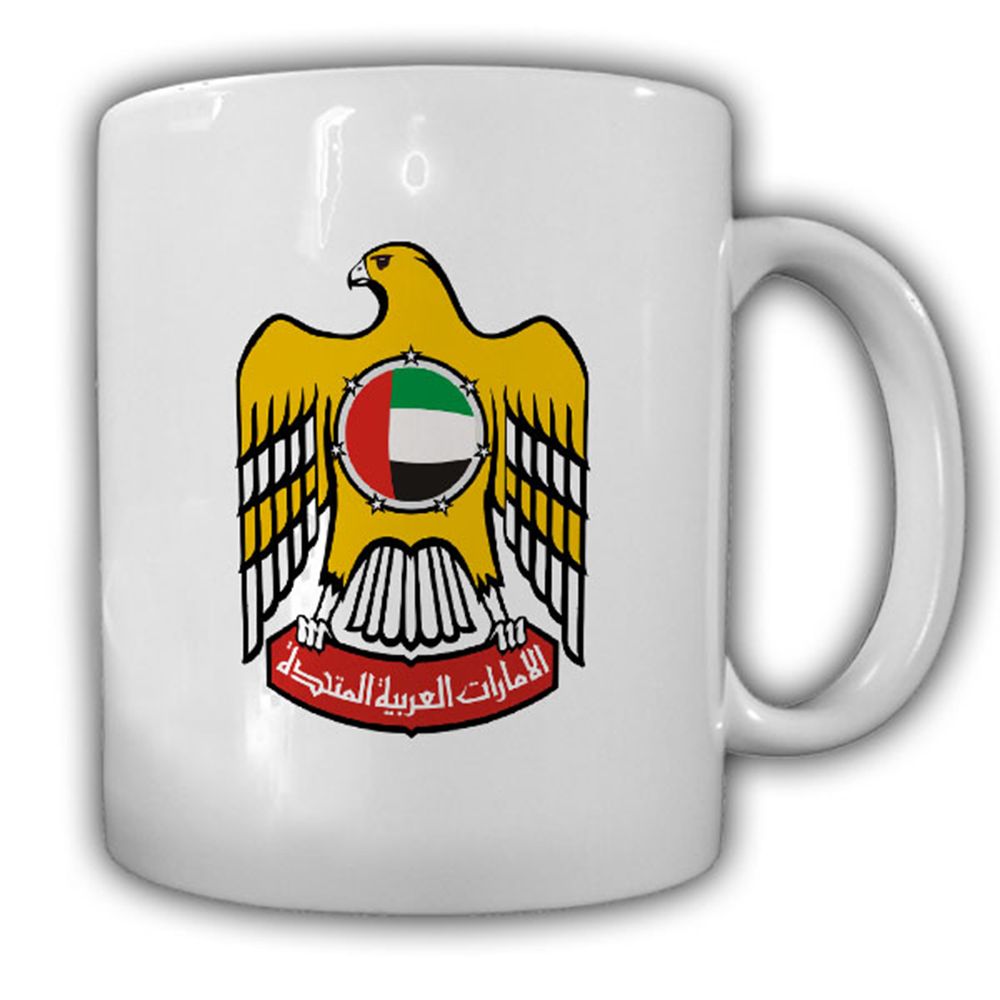 Tasse Vereinigte Arabische Emirate Emblem Wappen Kaffee Becher #14021