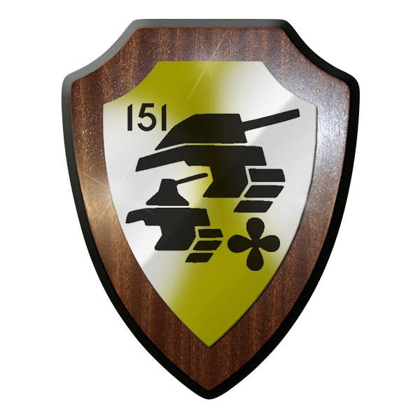 Wappenschild / Wandschild / Wappen - PzBtl 151 Panzerbataillon Bw #7049