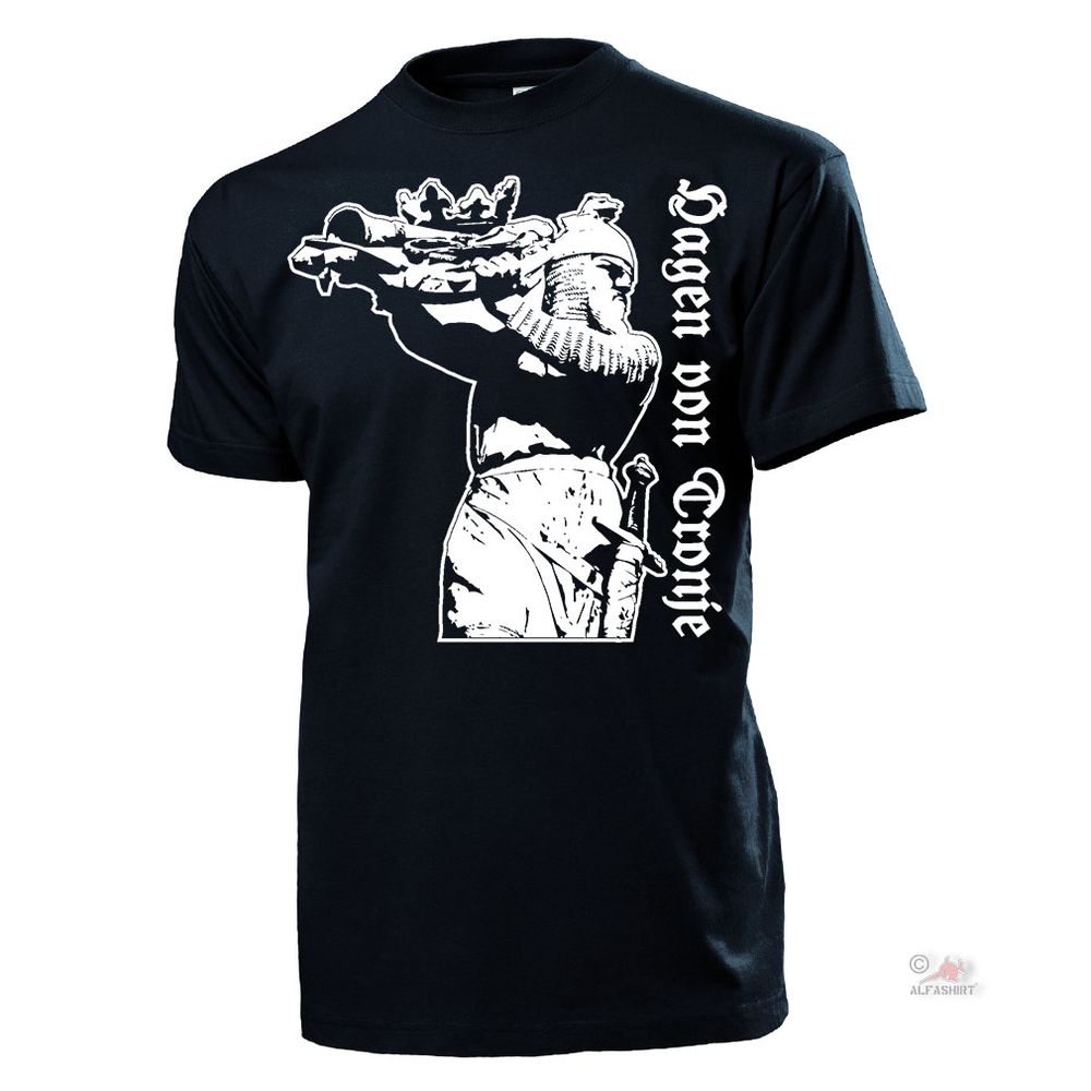 Hagen von Tronje Treasure of the Nibelungen TYPE 2 Tronege Mythos Gold T-Shirt # 18376