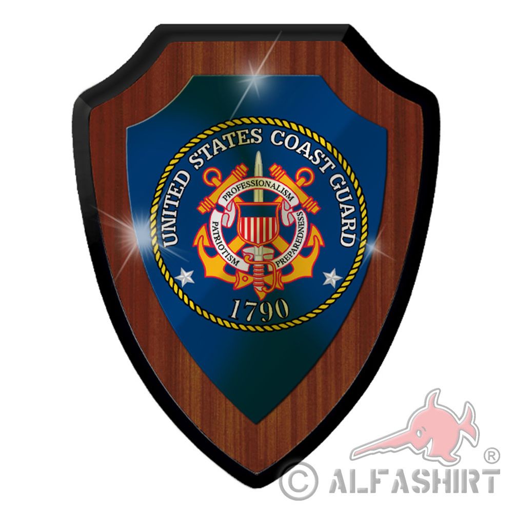Wappenschild US Coast Guard USCG Küstenwache Vereinigten Staaten Behörde #38942