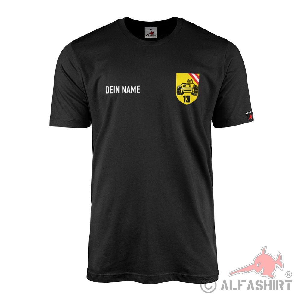 T-Shirt personalisierbar PzGrenBtl Panzergrenadierbataillon 13 Bundesheer #43634