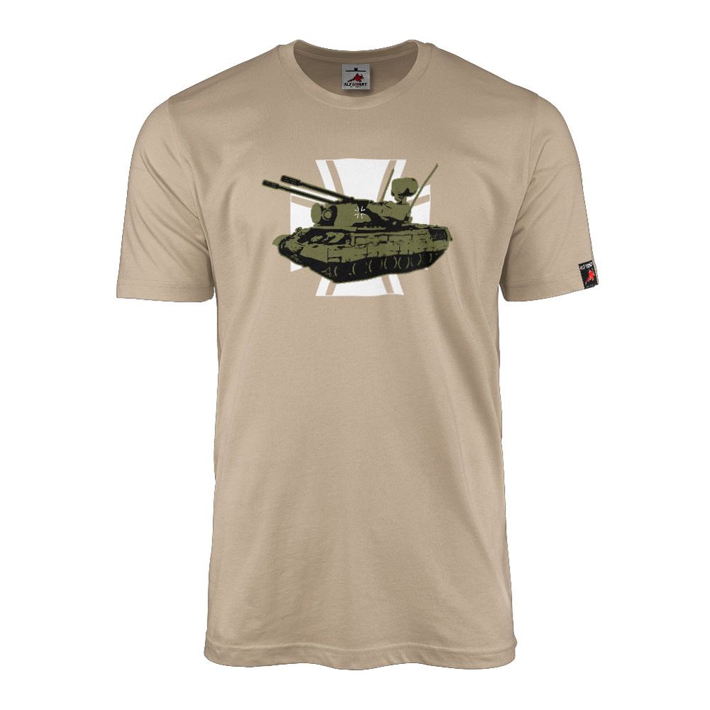T-Shirt FlakPz Gepard anti-aircraft gun tank German Armed Forces BW Cross# 47642