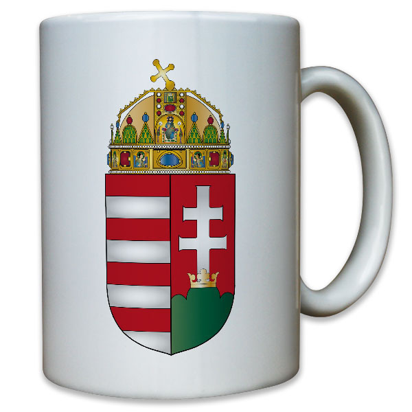Ungarn Wappen Monarchie Abzeichen - Tasse Kaffee Becher #11453