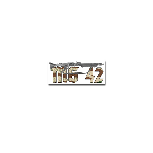 MG42 Universal Machine Gun Weapon Military 13x6 cm # A4209